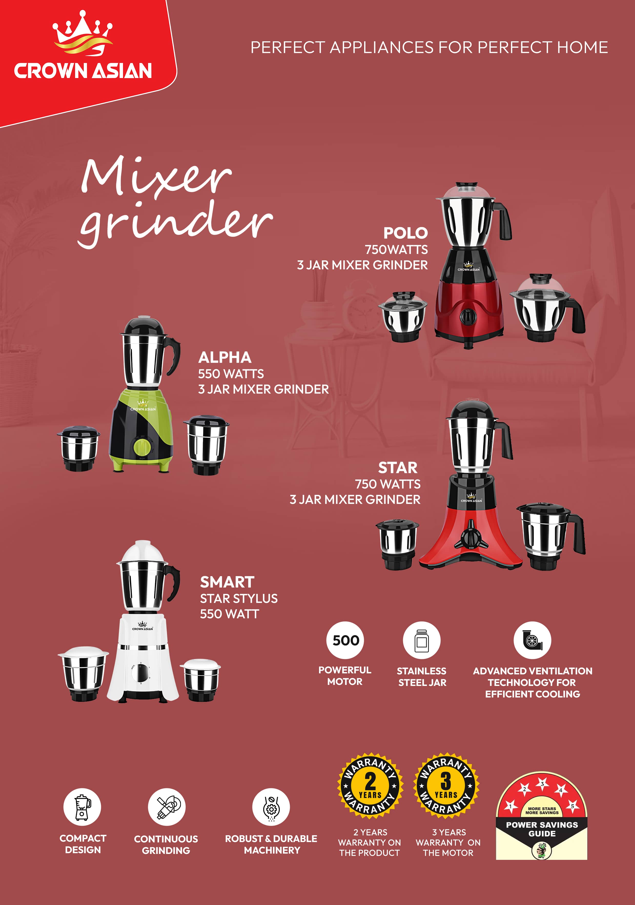 Alpha Mixer Grinder