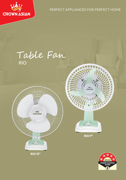 Crown Asian RIO Table Fan